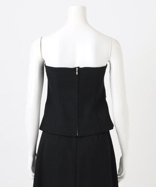 23区 L 【エステータ】ハードギャバジン ビスチェ ブラック系