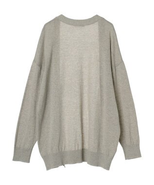 CRAFT STANDARD BOUTIQUE 強撚綿ニットカーディガン Gray
