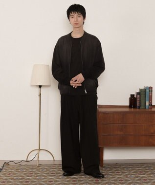 WEGO ブラストダブルZIPスウェットカーディガン ブラック