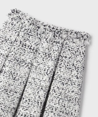 GRACE CONTINENTAL ミックスツイードスカート ブラック