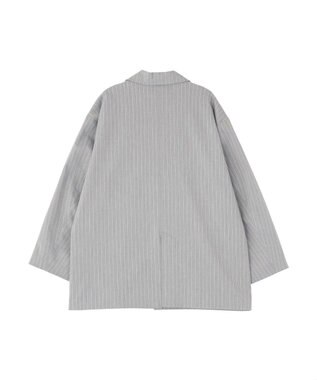 AMERICAN HOLIC オーバーサイズテーラージャケット Stripe Gray