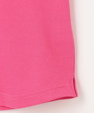 23区GOLF 【WOMEN】【UVケア・吸水速乾】ハニカムカノコ 半袖ポロシャツ ピンク系