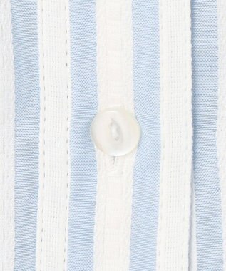 J.PRESS YORK STREET 【WOMEN】サイドドローストリング シャツブラウス サックスブルー系1