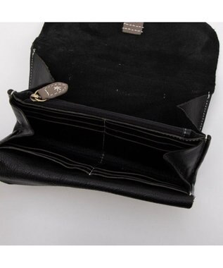 UNBILLION アトランタ ATLANTA / 牛革かぶせ長財布 ブラック