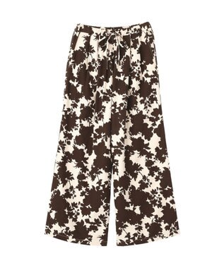 AMERICAN HOLIC リネンブレンドアソート柄パンツ Brown