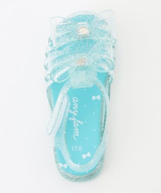 ANY KIDS ラメ入り グルカ サンダル ミント