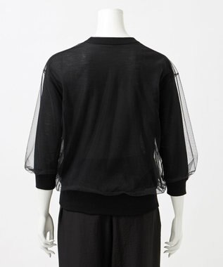 23区 【GOLD LABEL】チュールニット ブラック系