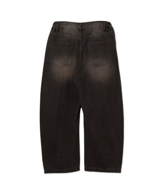 WEGO イージーバレルレッグデニムパンツ2 デニムブラックソノタ