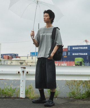 WEGO ピグメントBIGロゴボックスT（SS） グレー