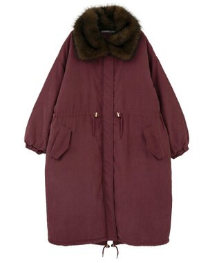 Green Parks ・ＥＬＥＮＣＡＲＥ　ＤＵＥ　中綿モッズコート Bordeaux