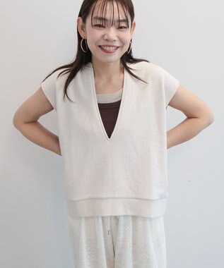 AMERICAN HOLIC 【RUSSELL】裏毛Vネックベスト