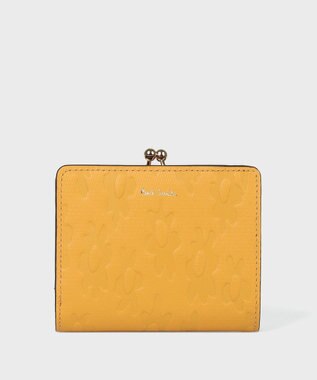 Paul Smith デイジーレザー がま口財布 イエロー