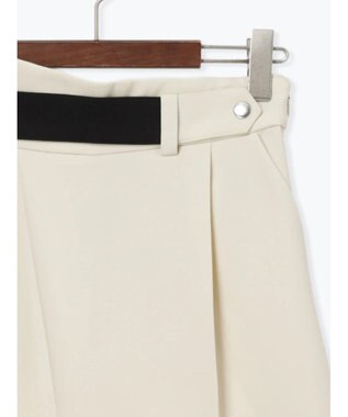 Te chichi アシメクロップドパンツ オフホワイト