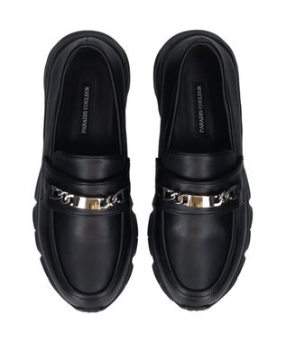 Bridget Birkin 【PARADIS COULEUR】メタルチェーンローファースニーカー ブラック