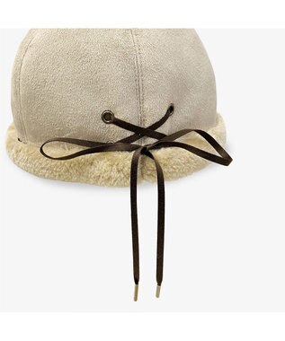 林八百吉商店 un chapeau  ムートンキャップ ベージュ