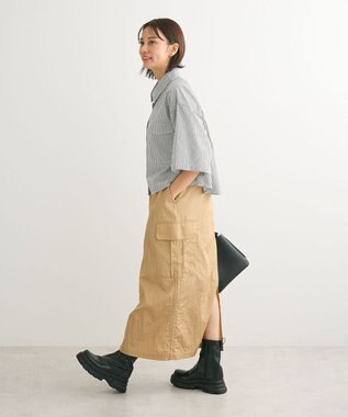 Green Parks ５分袖ショートシャツ Black