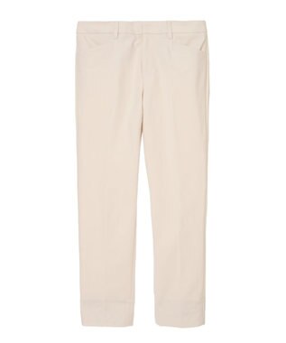 DAKS C/NY ダブルクロス テーパードパンツ アイボリー