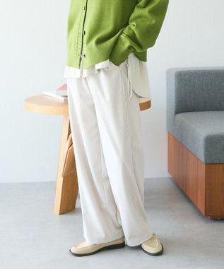 CRAFT STANDARD BOUTIQUE カットコーデュロイパンツ/24AW Gray Beige