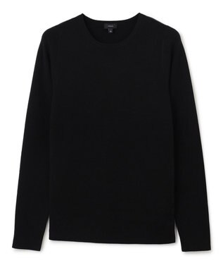 JOSEPH 【洗える】ストレッチシルクニット　ラウンドネック Black