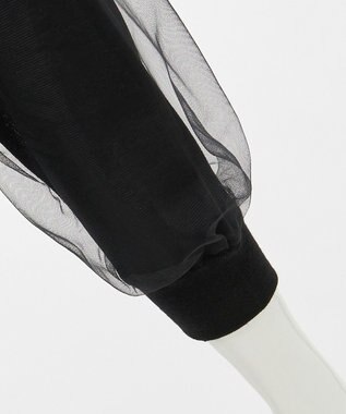 23区 【GOLD LABEL】チュールニット ブラック系