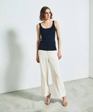 GRACE CONTINENTAL デコルテニットタンク ブラック