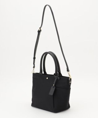 J.PRESS LADIES 【WEB限定】2wayナイロン Midium トート バッグ ブラック系