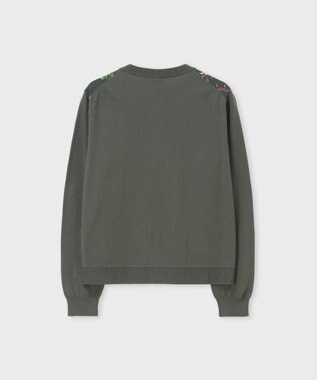 Paul Smith Keepsake プリントコンビ カーディガン カーキ