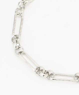 自由区 ミックスチェーンショートネックレス シルバー系