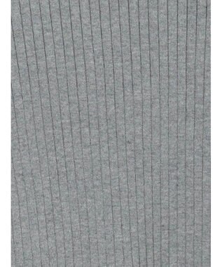 Te chichi 配色レイヤードリブニットプルオーバー グレー