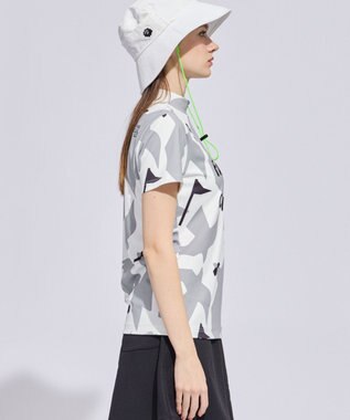 PW CIRCULUS 【WOMEN】ＤＯＶＥ柄モックネック ゴルフウェア レディース グレー系5