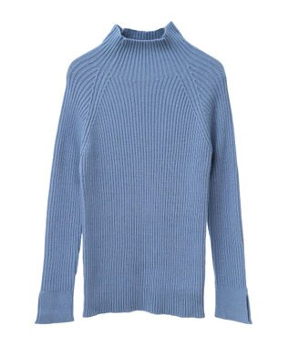 Green Parks ・Ｐｅｔｉｔ　Ｆｌｅｕｒ　ボトルネックリブニット Blue