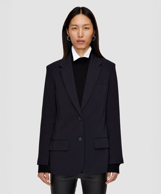 JOSEPH 【FOUNDATIONS】JACKIE　コンフォートキャディー　シングルブレストジャケット Black