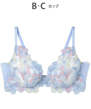AMPHI ブラジャー ふっくらまる胸キープ 脇高設計 脇・背中スッキリ【Hold Day Bra】 BYJ311 アンフィ／ワコール