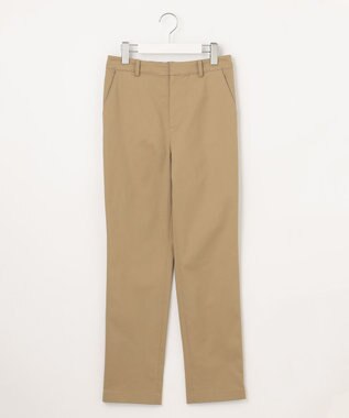 J.PRESS LADIES S 20チノストレッチ テーパード パンツ