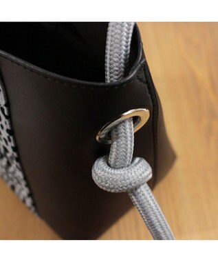 ROOTOTE 0657【直営店限定:ミニショルダー】ベビールー.ファット-ロープ-A 03：ブラック