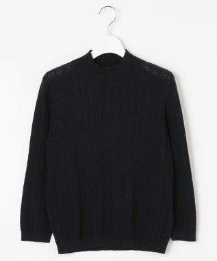 J.PRESS LADIES 【洗える】KNIT BASIC ニット ネイビー系