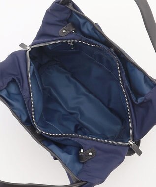 Y'SACCS シワナイロン2WAYトートバッグ SSサイズ ネイビー