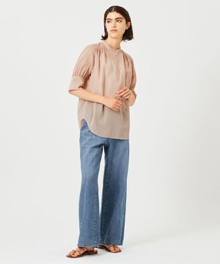 BEIGE， BAC / ハーフスリーブブラウス Nude