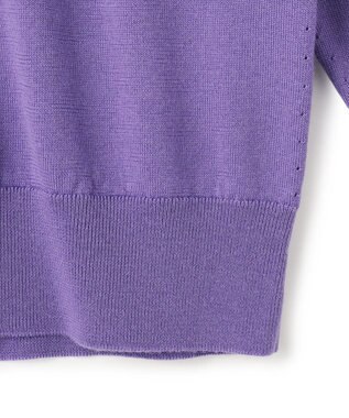 JOSEPH HOMME 【HIGH GRADE LINE】ヤマガタメリノ　モックネックニット ライラック系