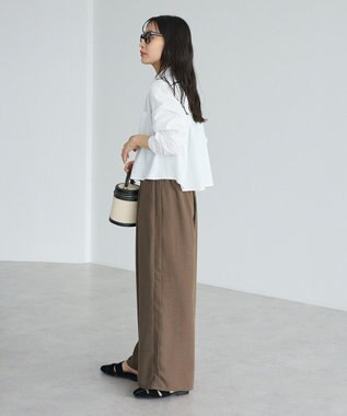 CRAFT STANDARD BOUTIQUE クロップドレングスシャツ White
