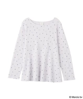 earth music&ecology 【予約】miffy/earth おやすみイラストT ブルー