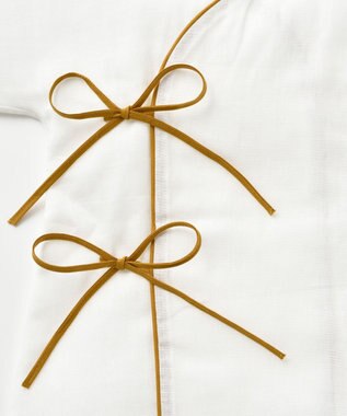 京和晒綿紗 【BABY】ベビーガーゼローブ　3重合わせ マスタードバイアス