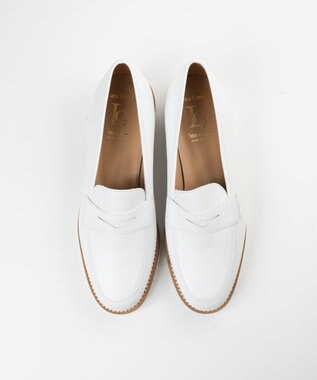 BONTRE 【LucaGrossi/ルカグロッシ】ホワイトソールコインローファー/5025-CAROIO-US ホワイト