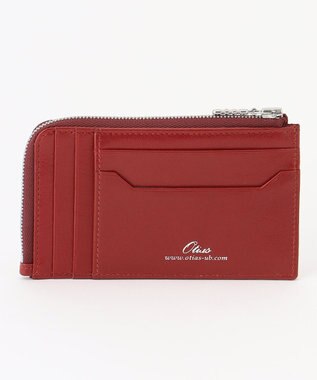 UNBILLION Otias バッファローレザーカードウォレット レッド