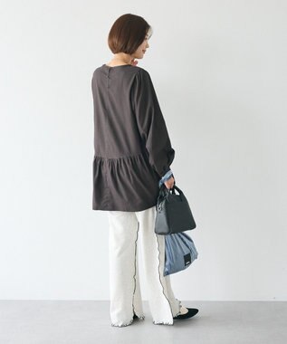 CRAFT STANDARD BOUTIQUE 配色メローパンツ Oatmeal