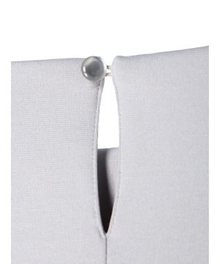 Green Parks マジョリカ袖ドッキングワンピース Gray