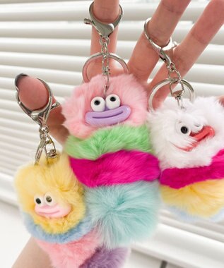 WEGO イモムシモンスターぬいキーホルダー 柄3