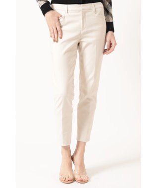 DAKS C/NY ダブルクロス テーパードパンツ アイボリー