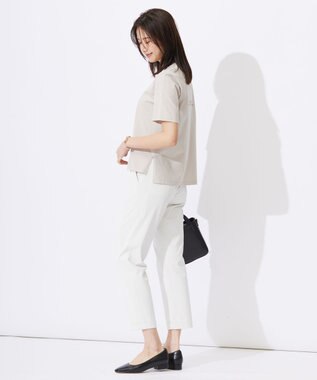 J.PRESS LADIES S ロゴ Tシャツ グレージュ系