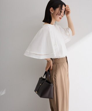 Green Parks 華やぎカットソー（フレアスリーブ） Off White
